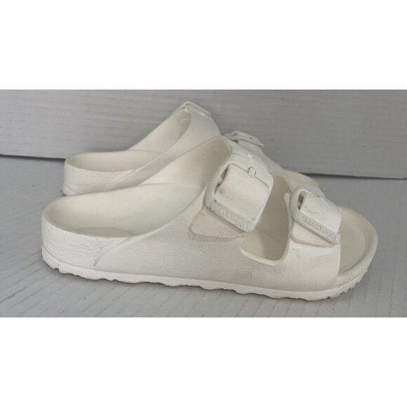 Birkenstock Sandals White‎ Size 28 Arizona EVA Kids Waterproof Slip-On Toddler - Picture 1 of 13
